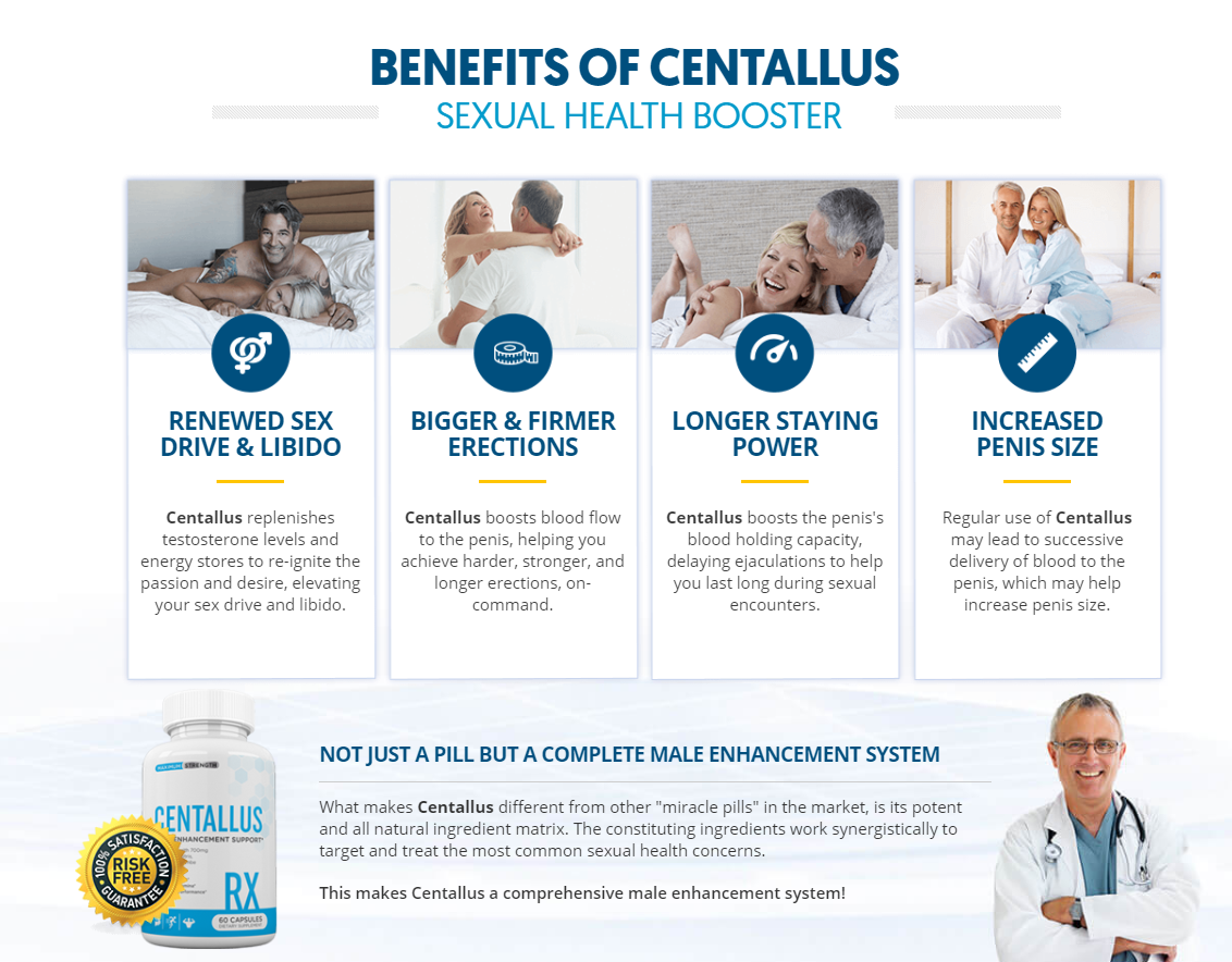 Benefits of Centallus RX Male Enhancement